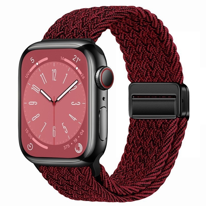 Applewatch10 ナイロン編組磁気時計ストラップ Apple iwach9876 Ultra SE 時計ストラップに適しています。|undefined
