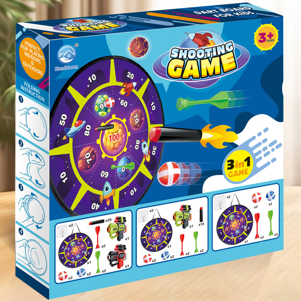 Niños transfronterizos bolas pegajosas dardo disparar objetivos bolsa de arena juguetes para padres e hijos indoor y exterior lanzar set de dardo al por mayor