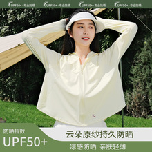 锦纶防晒衣女upf50+夏季短款透气冰感防紫外线纯色斗篷型防晒服女