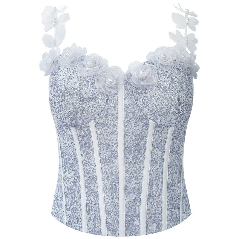 Кружевное платье Retro lace трехмерная чашечка с бантом, футболка, приталенный крой