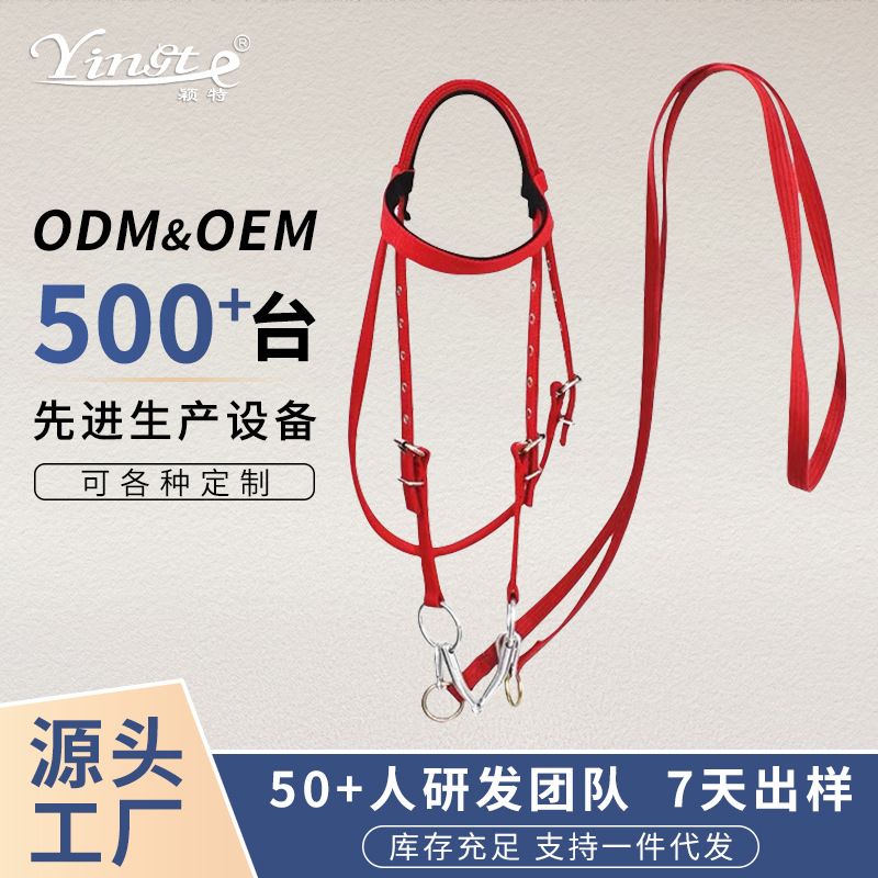 Yingte Horse Equipment Supplies: Horse Halter, Rope, Riding Bridle, Reins, Small and Large Horse Reins, Horse Halter Accessories