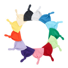 清仓外贸男女宝宝用品新生婴儿帽初生儿耳朵小帽子双层保暖0-1岁