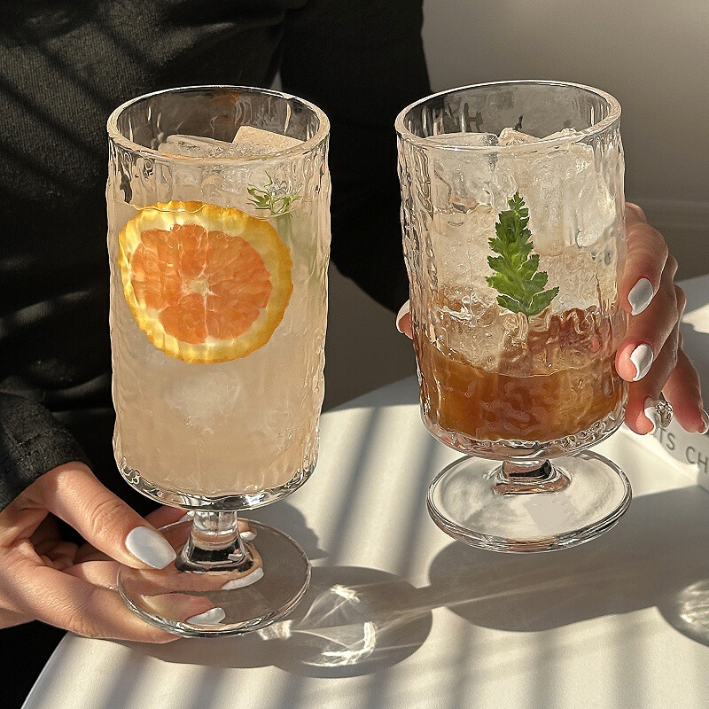 Tall Juice Glass for Home Use, High Aesthetic Tree Pattern, Straight Creative Transparent Fruit Tea Sparkling Water Cup, Cocktail Glass Tall Juice Glass for Home Use, High Aesthetic Tree Pattern, Straight Creative Transparent Fruit Tea Sparkling Water Cup, Cocktail Glass
