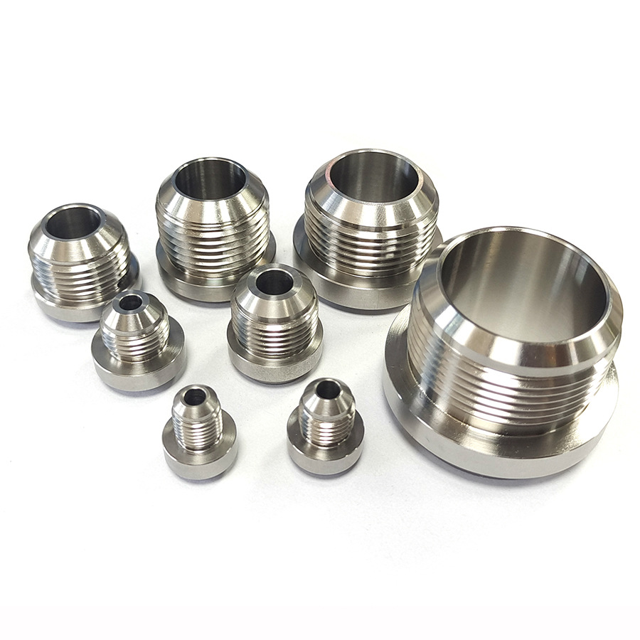 Adaptador de rosca para enfriador de aceite 304 de acero inoxidable modificado para automóvil 3/4/6/8/10/12/16/20AN