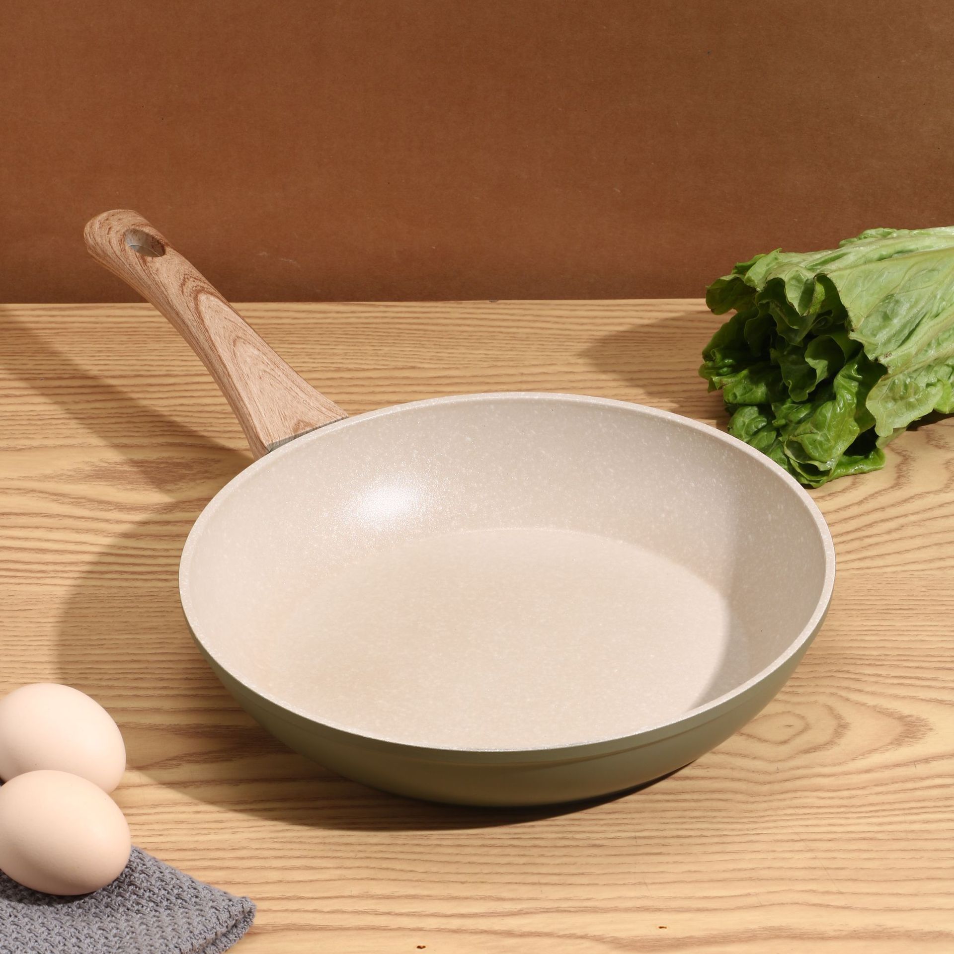 Nueva sartén antiadherente hogar maifan piedra bistec pan menos negro de humo Cocina de Inducción estufa de gas adecuado