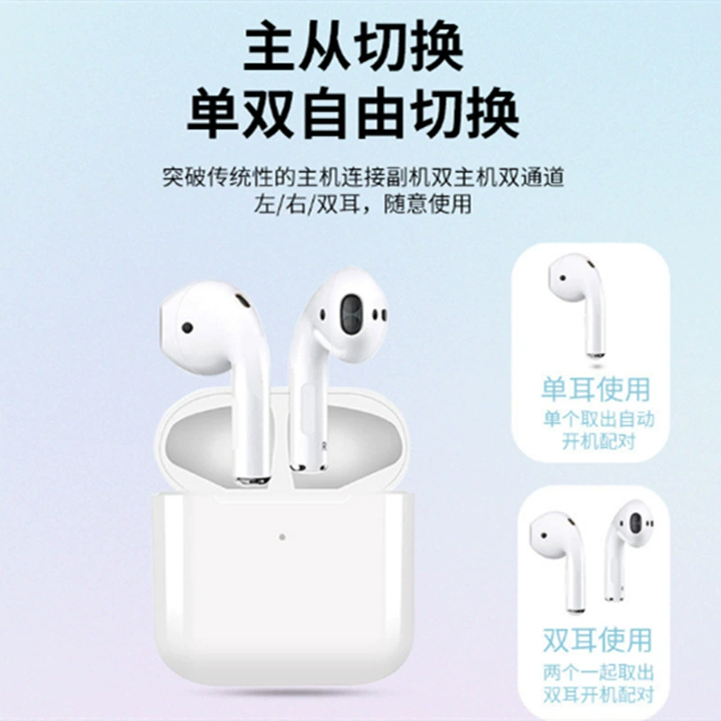 Трансграничная частная модель, открывающая крышку беспроводной гарнитуры-вкладыши, Автоматическое Сопряжение, шумоподавление, Спортивная стерео Bluetooth-гарнитура TWS