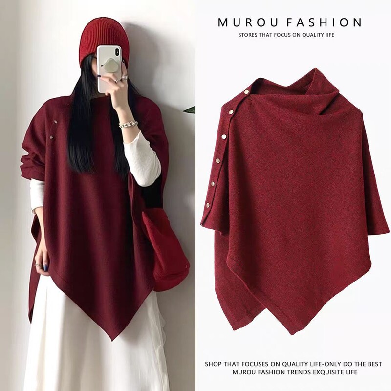 05 New Style Multifunctional Shawl Scarf and Cloak with Wool, High-End Cape and Scarf 05 New Style Multifunctional Shawl Scarf and Cloak with Wool, High-End Cape and Scarf