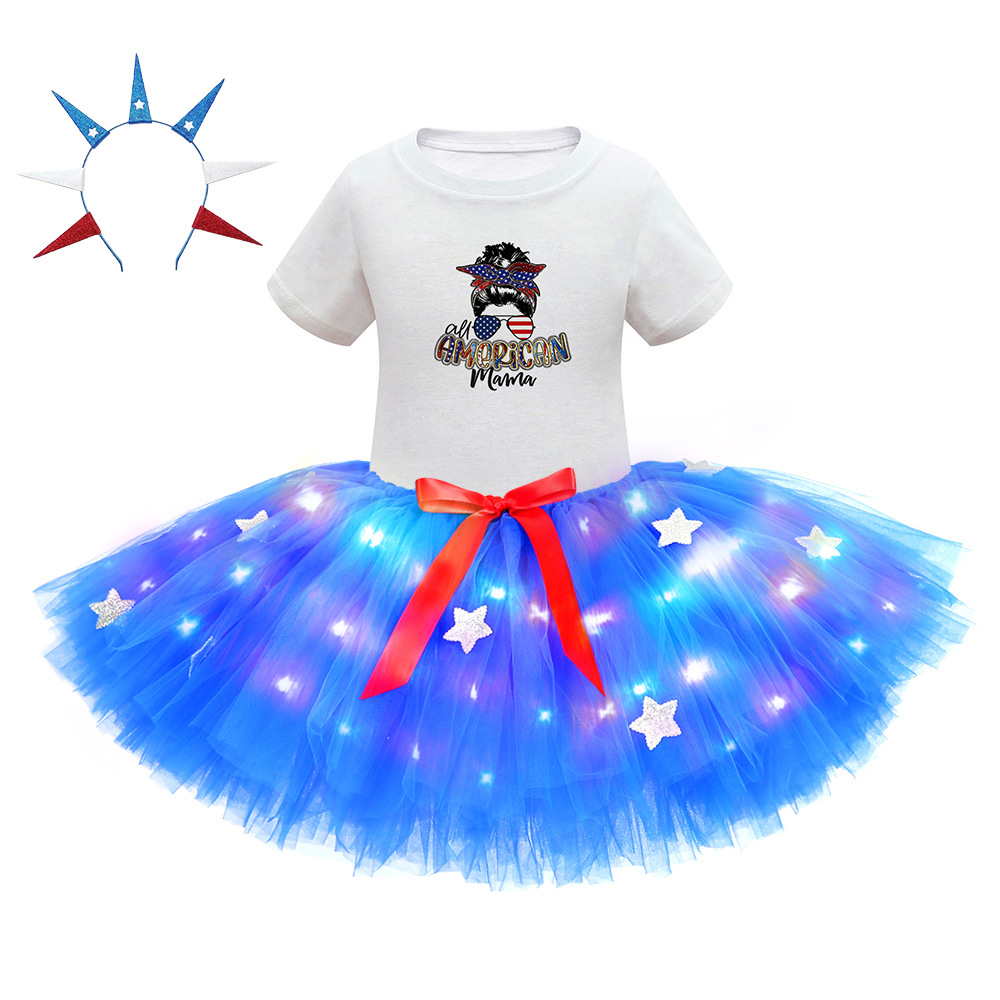 Синий комплект, юбка-пачка