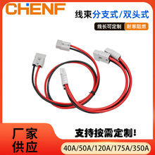 叉车连接器电源组合插头公母对接电子端子全铜新能源汽车线束加工