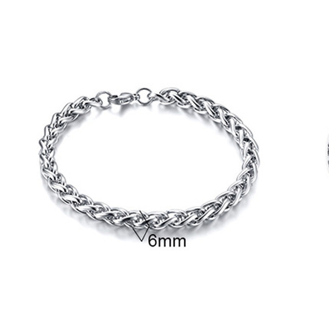Fashion Geometric Titanium Steel Metal Bracelets 1 Piece display picture 6