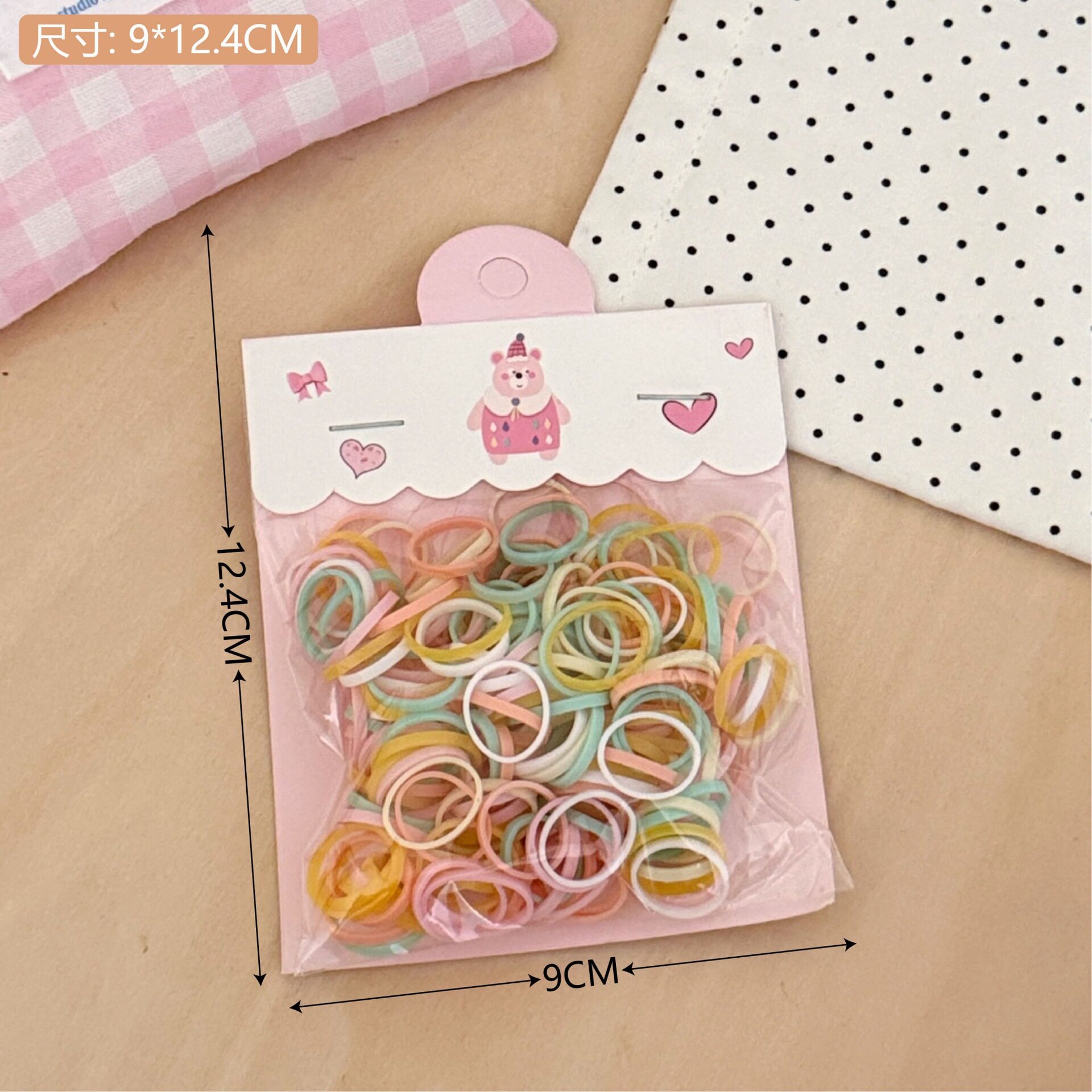 Ligas Elásticas Desechables para Cabello de TPR, Alta Elasticidad, para Niños y Mujeres