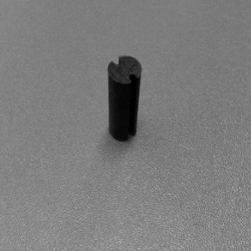 供应LED4X2MM LED双坑隔离柱 塑料绝缘支柱 黑色双槽间隔柱