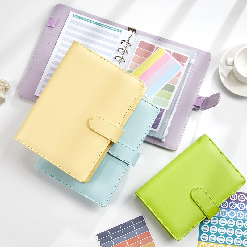 Transfronterizo Amazon macarón hoja de cálculo cuaderno de portátil concha extraíble cuaderno de mano cuaderno de diario inswind