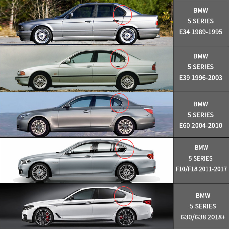 Suitable for Imported Bmw 5 Series Short-Wheelbase Rain Visors Bmw 5 Series Window Visor