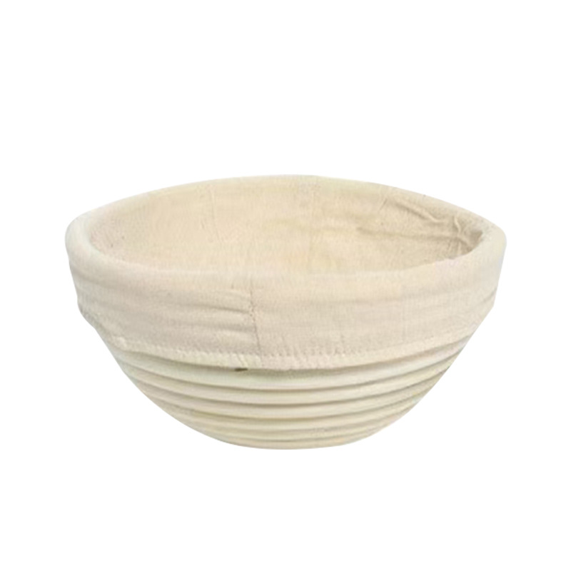 Nuevos productos transfronterizos Masa de ratán hecha a mano al estilo europeo Pan Fideos para el cabello Cesta de fermentación Utensilios para hornear Cuenco de ratán Cuenco de almacenamiento de ratán