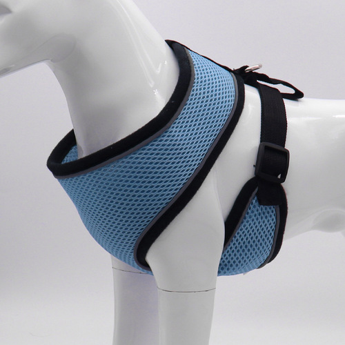 Breathable Pet Harness Small Dog Leash Cat Dog Thick Letter X Type Reflective Anti-Trip Chest Harness