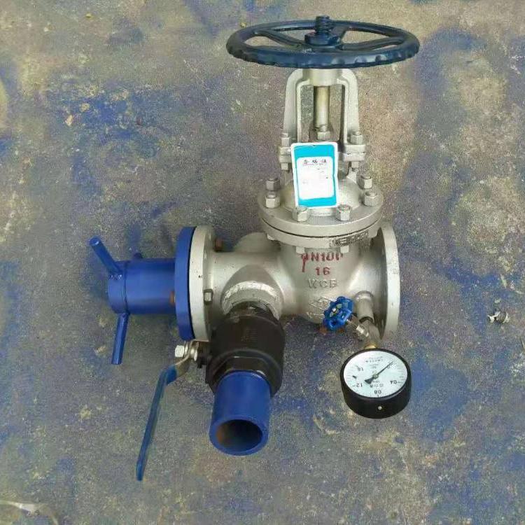 Válvula de compuerta de desviación a prueba de explosión con rendimiento estable y larga vida útil para agujeros de perforación de agua de drenaje