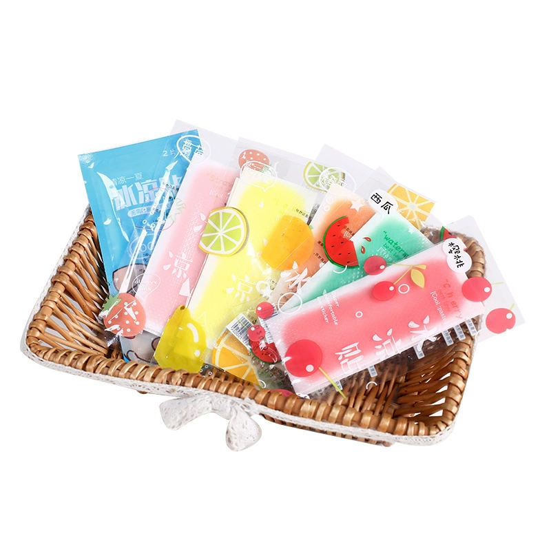 Фабричная точка вкуса фруктовая ледяная наклейка охлаждающая наклейка лето летняя жара предотвращение студенческая военная подготовка мультяшная милая прозрачная прохладная наклейка