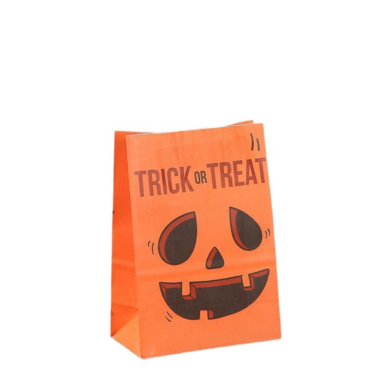 Bolso de regalo para niños de Halloween, bolso de mano, bolso de dulces, decoración de fiesta, logotipo impreso, bolsa de embalaje de bocadillos de compras