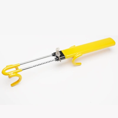 New Car Steering Wheel Lock Double Hook U-Shaped Anti-Theft Lock Car Accessories Adjustable Telescopic Multifunctional Car Lock (Car lock) - single-tube