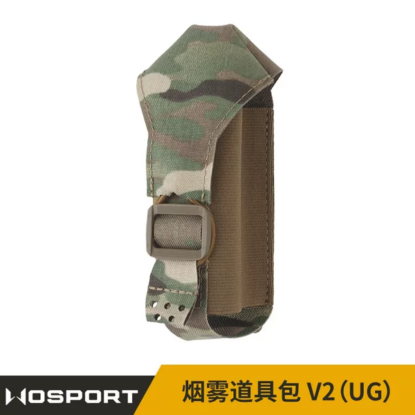 Wosport Smoke Bomb Pouch V2 (Ug) Camouflage Molle Mountable Outdoor Tactical Gear