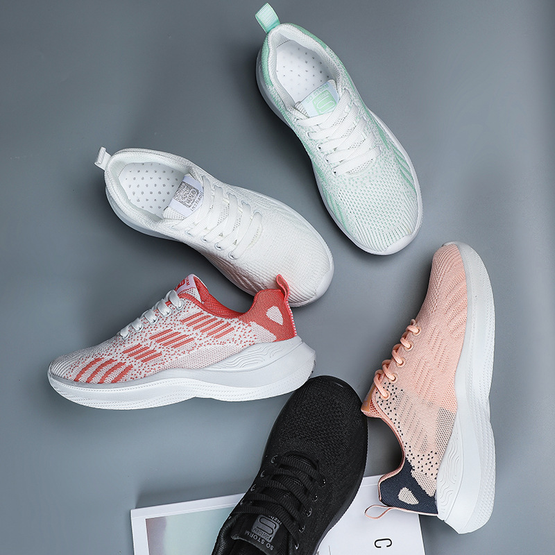 Femmes chaussures de Tennis chaussures de sport baskets maille toile antidérapante Absorption des chocs facile à nettoyer chaussures baskets_voghion.com