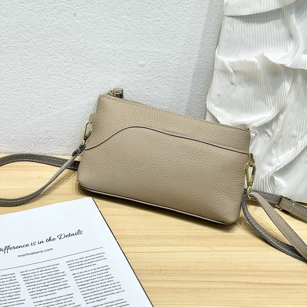 跨境真皮斜挎小方包时尚女包层牛皮女士手拿包钱包百搭单肩包9528