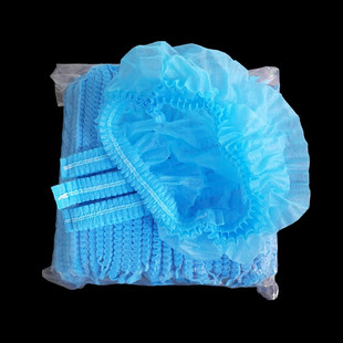 Disposable Clean Room Dust-Proof Hat Thickeneded 18g Strip Cap Beauty Salon Pharmaceutical Factory Anti-Hair Loss Hood