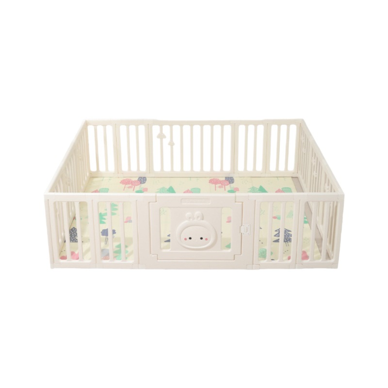 Cerca para niños en el suelo, juegos de interior para bebés en el suelo, cerca de protección gruesa para bebés que se arrastran, cerca para niños pequeños para el hogar