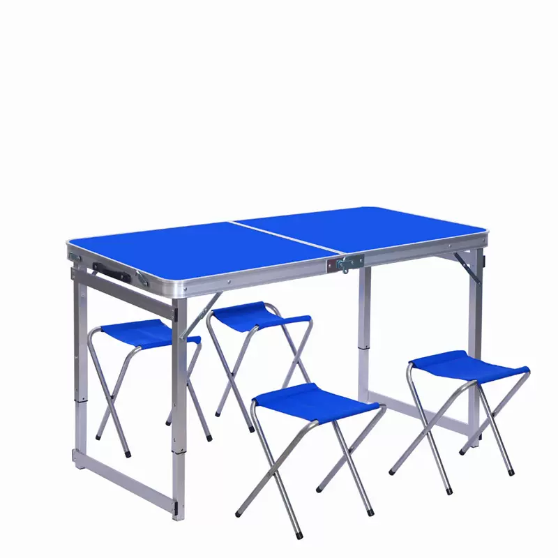 摆摊折叠桌户外可折叠桌椅套装自驾游野餐桌广告宣传展业桌露营