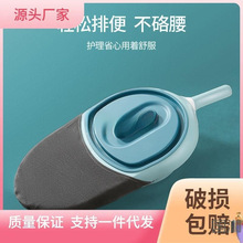 卧床瘫痪大便盆病人塑料带盖接便盆产妇成人卧便器男女坐便盆