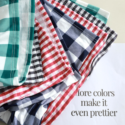 New mens Armani Exchange pure cotton loose plus size home leisure grid three-way sleep pants