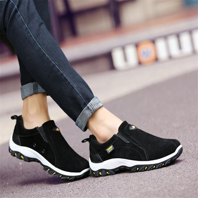 Herren Arbeitsschuhe Tennisschuhe Sneakers Gummisohle Leichte Sneakers mit Fußgewölbeunterstützung_voghion.com