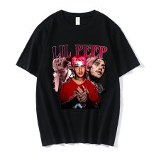 Lil Peep Rap Graphic Print T-shirt Funny Vintage Hip-Hop