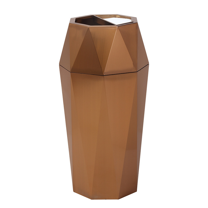 Basero comercial de acero inoxidable creativo Cenicero vestíbulo del hotel Club ascensor pasillo de entrada Cenicero