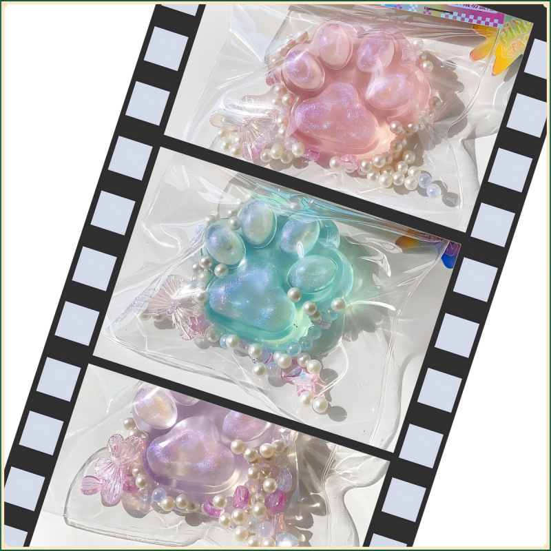 보라색, 분홍색, 녹색을 모두 원해요