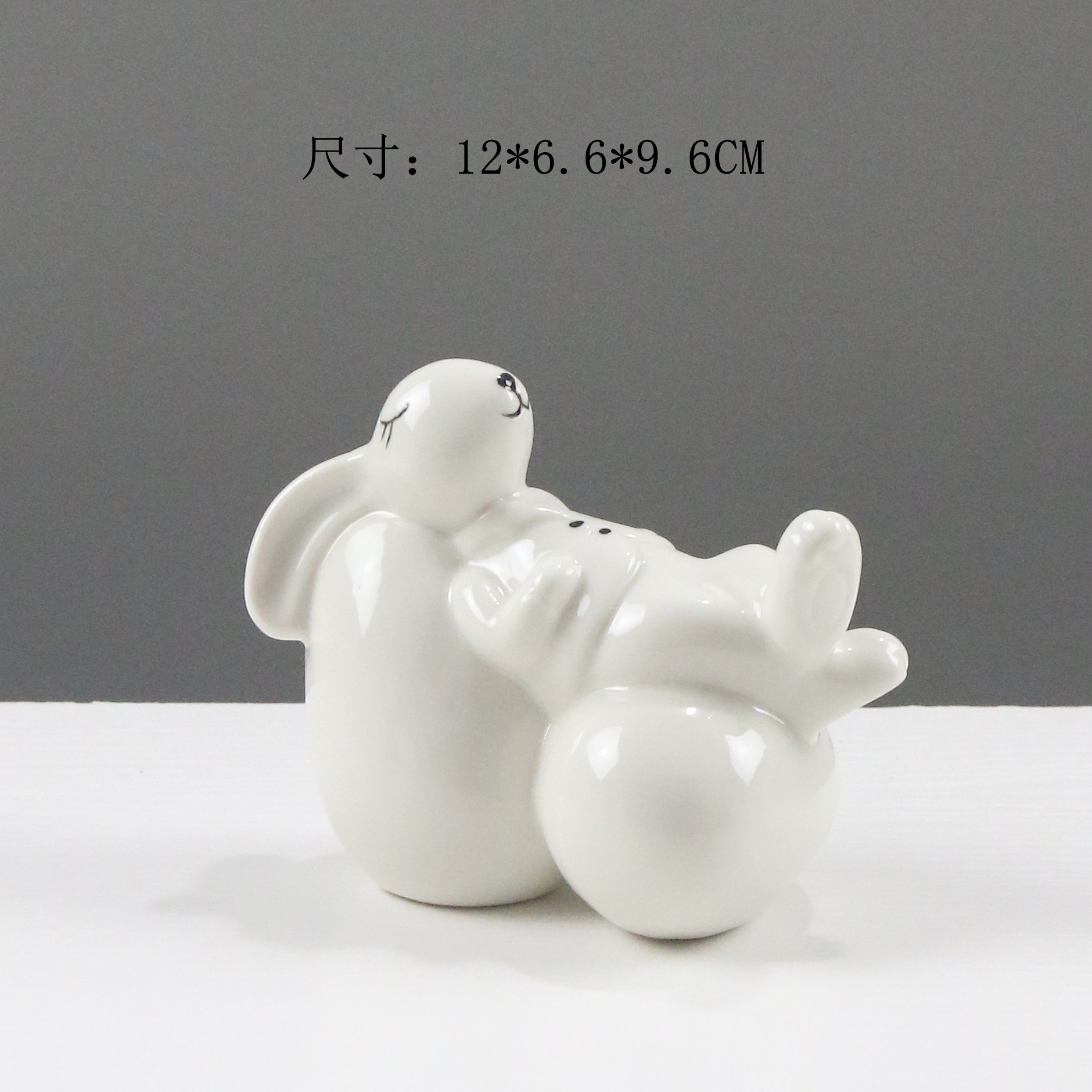 Cerámica festivales dibujos animados conejos estilo nórdico moderno regalos creativos simples decoraciones para el hogar decoraciones comercio exterior transfronterizo