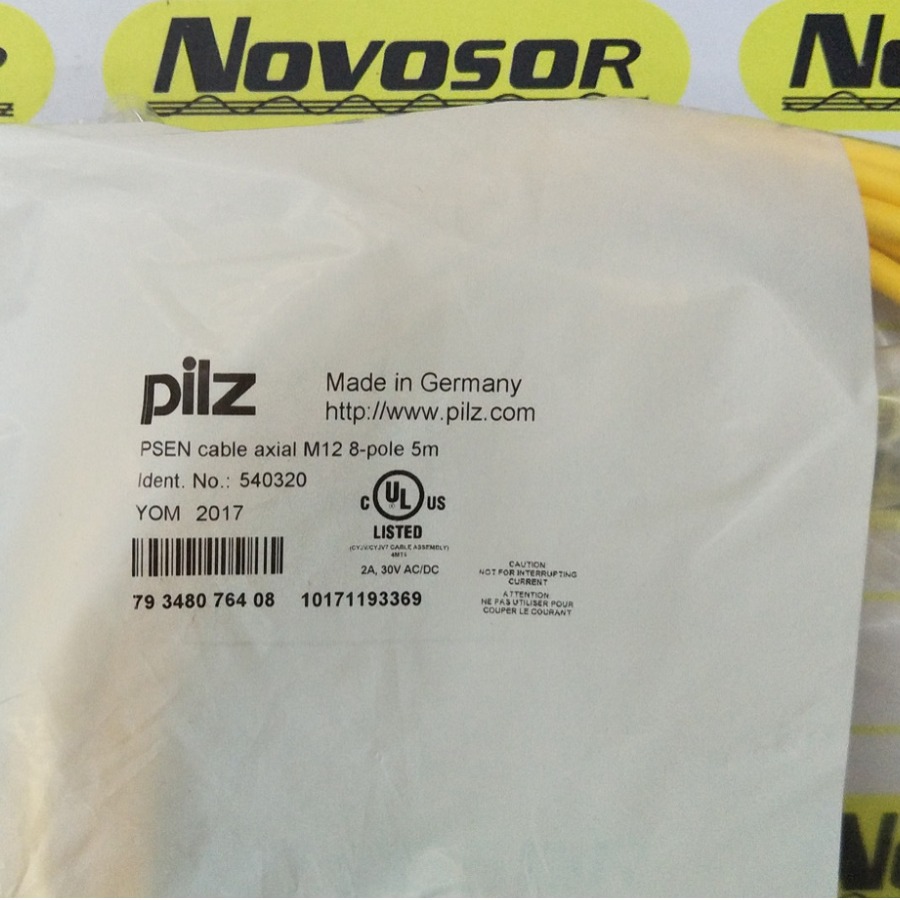 PILZ皮尔兹 型号:540320 PSEN cable axial M12 8-pole咨询后下单