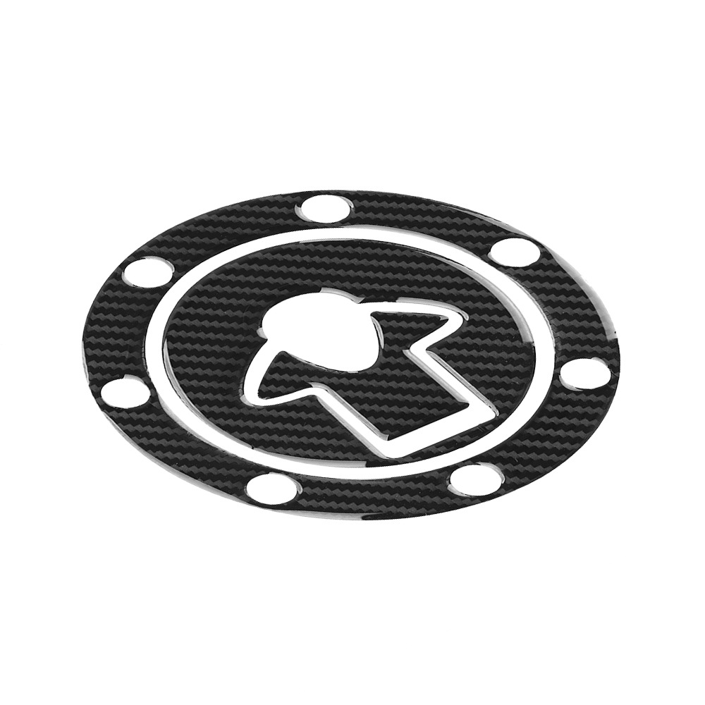 Aplicable a Kawasaki ZX6E 6 / 7 / 9R ZXR400 750 1100ZZR250 pegamento de caída de fibra de carbono cubierta de tanque de combustible