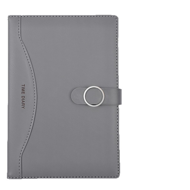 Cuaderno de cuaderno LOGO personalizado hebilla magnética cuaderno de negocios a5 cuero de oficina cuaderno de reunión al por mayor