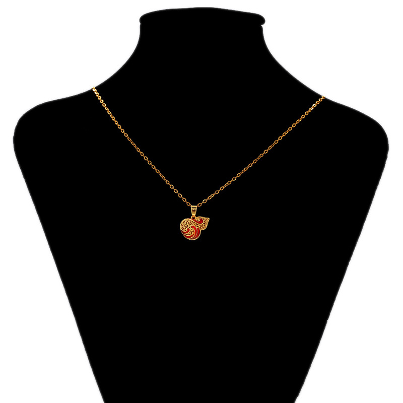 Xuping aleación de cobre chapado en oro hueco pequeño y delicado colgante colgante de calabaza de moda nacional para mujeres colgante retro colgante