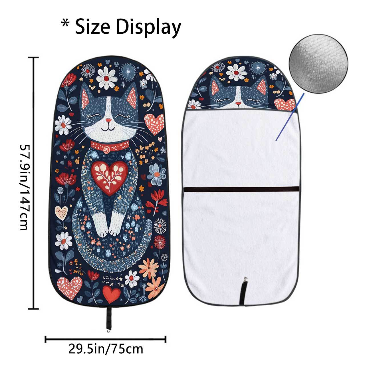 Car seat towel cover front seat protector suitable for gym and exercise, universal for all seasons, car use 44