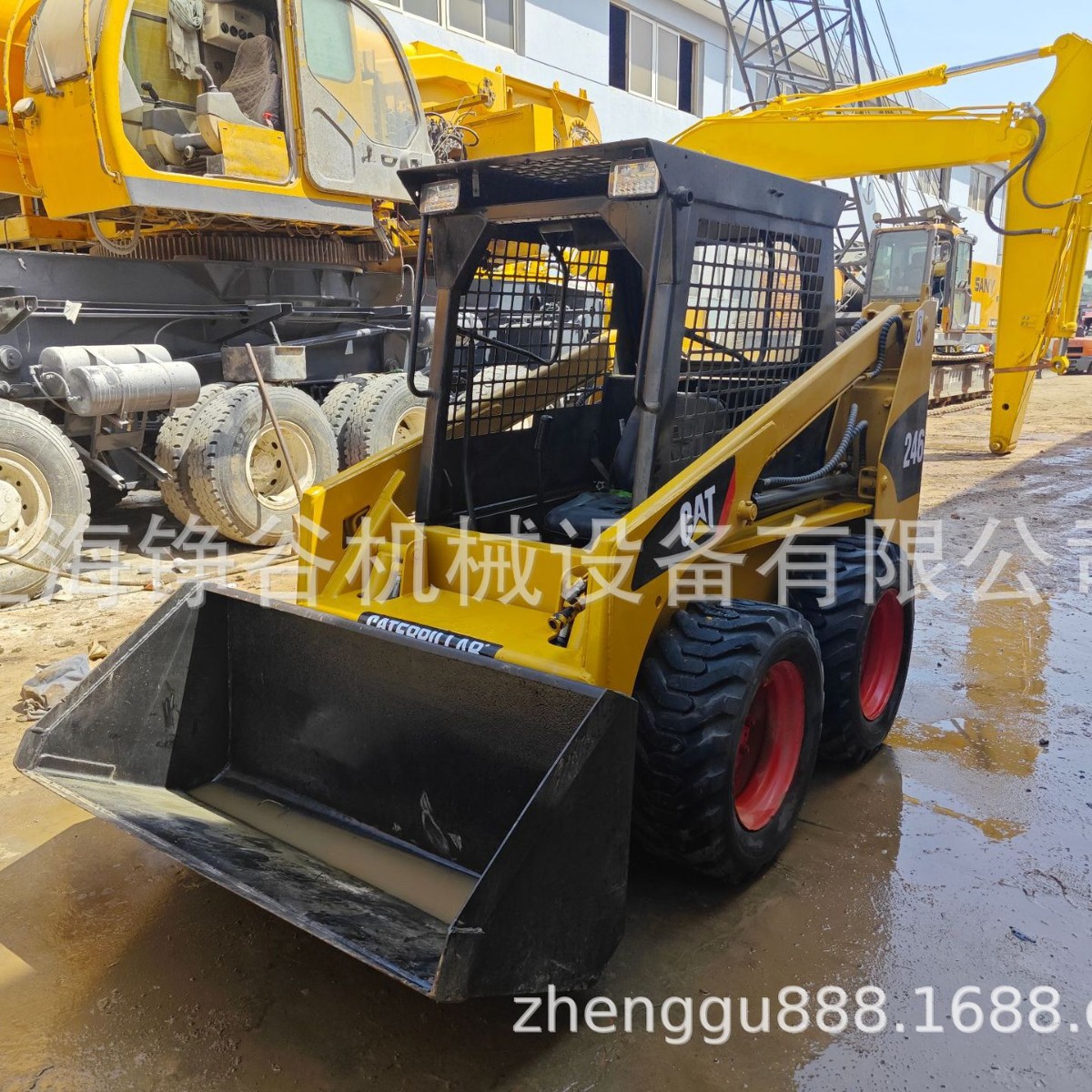 卡特滑移装载机卡特246C 246D 山猫S300 S160滑移铲车wheel loade