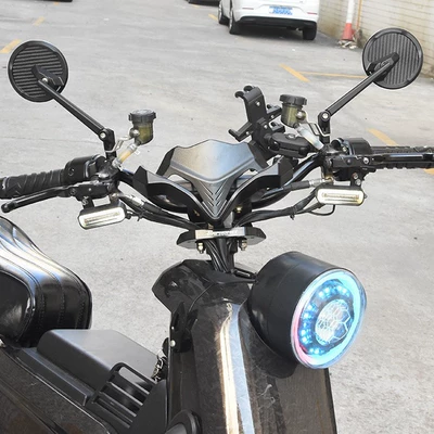 Motorcycle rearview mirror, No. 9 calf u2/u +