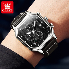 A unisex Oryx brand watch with multifunctional punk square design quartz watch for men