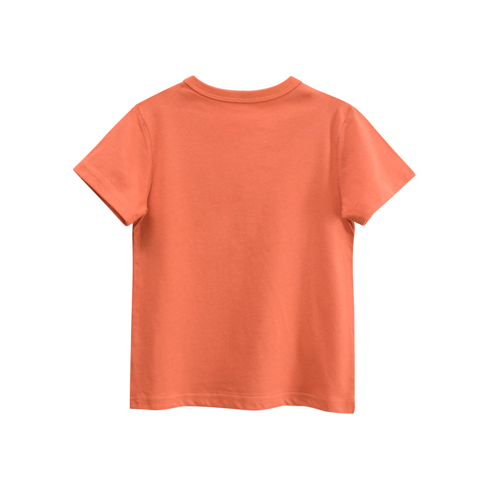 27kids ropa para niños verano dibujos animados para niños camiseta de manga corta versión coreana de ropa de bebé para niños pequeños y medianos