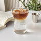 Creative transparent glass single-layer Cup ice American coffee cup summer juice cold extraction Cup household milk breakfast cup