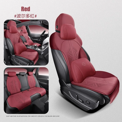 Modelə uyğun (Original) oturacaq örtükləri | All-Inclusive Sports Seat Cover - zfl-bordeaux-red-deluxe-edition-111