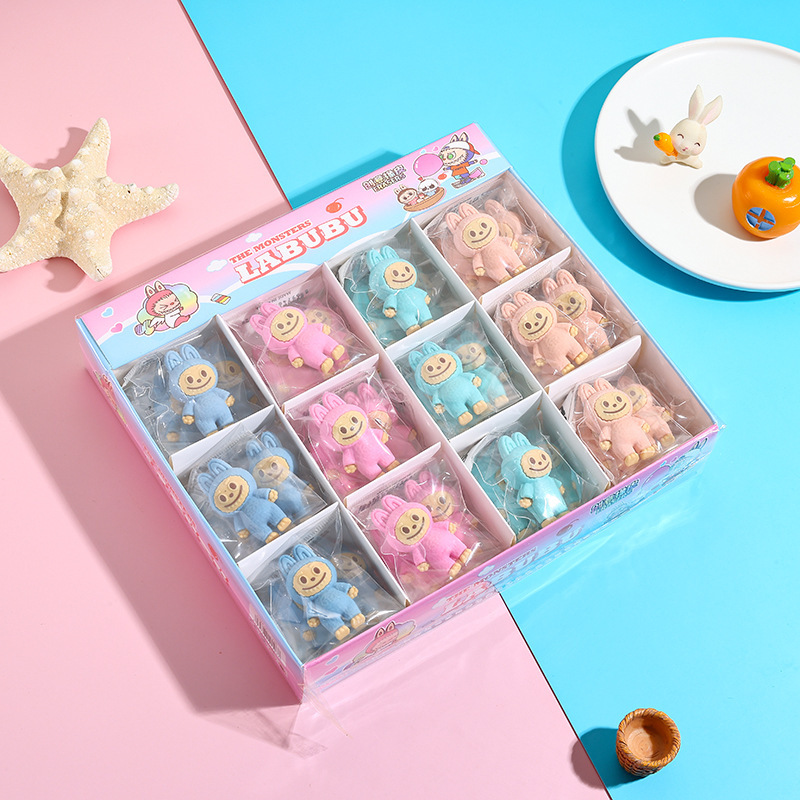 3D取り外し可能な新しい布消しゴムアニメかわいい人形プレゼント学生消しゴム国境を越えた文房具卸売り|undefined