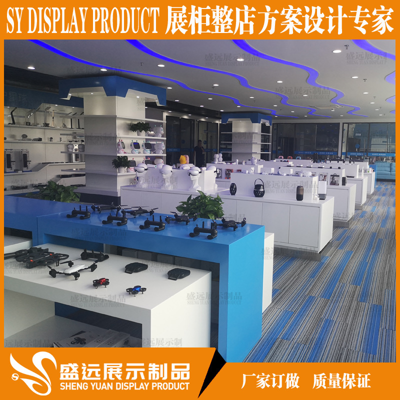 生产木烤漆手办陈列展示柜玩具二次元展柜机器人家电展厅柜子